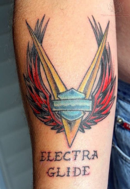 Electra Glide Harley Davidson Tattoo